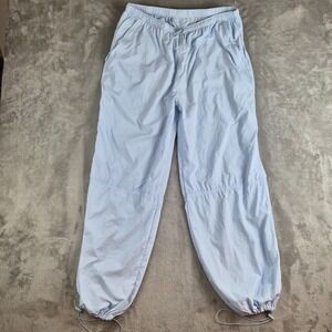 Cotton On Body Pants Womens Medium Light Blue Parachute Baggy Pull On Y2K Skater